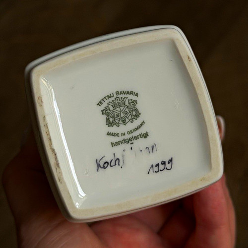Tettau bavaria porzellan vase - porzellan,