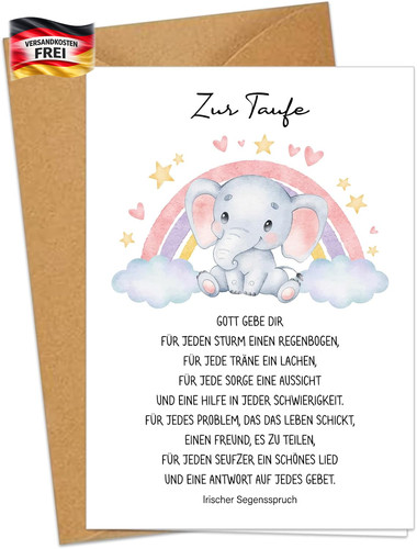 Taufkarten mädchen klappkarte - taufkarten,