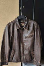 Vintage braun Echtleder Jacke