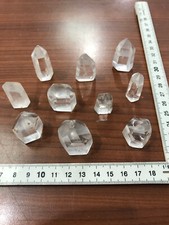 10 Bergkristall Spitzen