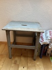 Alter Holzhocker Werkstatt Hocker Industrie Loft mit Charme