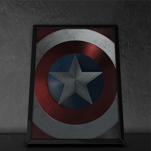 Captain america poster - america, marvel
