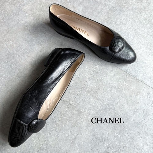 Chanel schwarze leder - chanel,