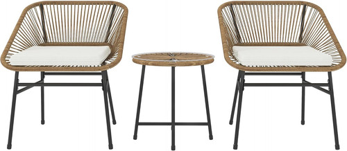 Tlg rattan bistro set mit - set,