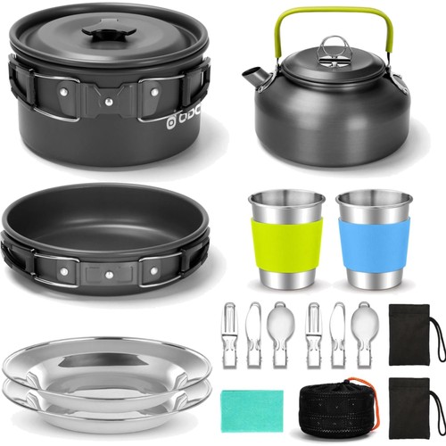 Camping kochgeschirr set - kochgeschirr, set,
