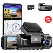 AZDOME Dual 4K+2.5K Dashcam