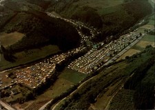 Luftbild Luftaufnahme 1971 HELLENTHAL Eifel Campingplatz Schwimmbad v. Flugzeug