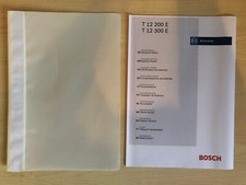 Bosch Anleitung T12 200E 300E