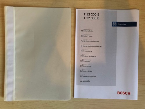 Bosch anleitung t12 - t12, 300e