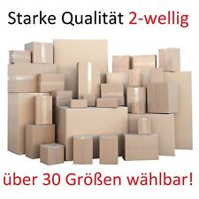 Versandkartons Faltkarton Karton Versandkarton 2-wellig stabil in vielen Größen