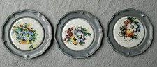 Kleine zinn wandteller mit - 3,
