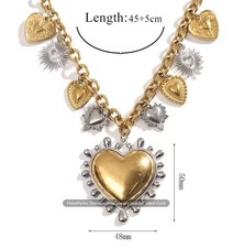 Damen Schmuck Titan Mit Gold