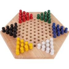 Halma Brettspiel aus Holz