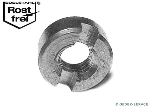 Schlitzmuttern din 546 5 - 546, m2