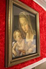 VINTAGE HEILIGENBILD MARIA &