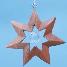 Kristallobjekt "Stern" 10 cm