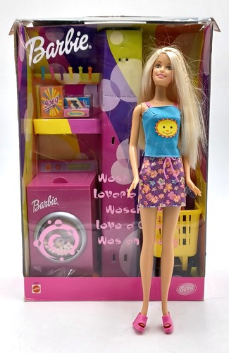 2000 wash wear barbie - 'n, puppe