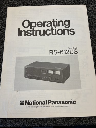 Handleiding national panasonic - handleiding,
