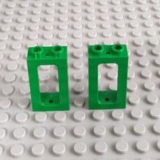 LEGO 2× Eisenbahn Zug Fensterrahmen 1x2x3 Train 4035