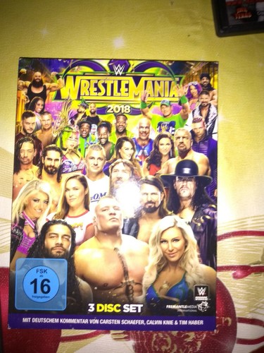 Dvd wwe wrestlemania 2018 - wwe, 34