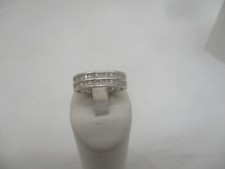 925 Silber – CZ Damen Ring „Glitzer Schmucksteine 2 Reihig“ Gr. 57