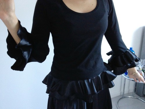 Flamencobluse volant bluse - flamencobluse,,