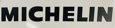 Aufkleber Michelin Schriftzug schwarz 80er Motorsport BIB