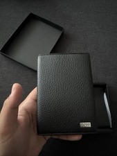 Hugo Boss Classic Grained Passport Case Ausweisetui Schwarz