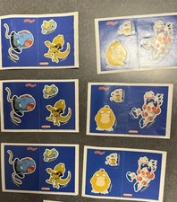Pokemon 6 Sticker Kellogs