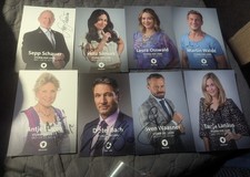 8 Autogrammkarten Sturm Der