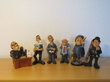 Les Alpes Dekofiguren Berufe Büroangestellte Schornsteinfeger Nachtwächter - neu