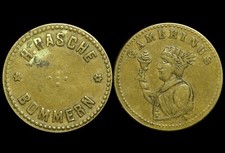 BIERMARKE: Messing-Marke