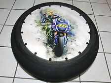 VR 46  "Art" Moto GP/Superbike Racing Slick Beistelltisch,Motorsportgeschenk