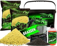 Magic Baits Futterset Brassen mit Eimer Groundbait Liquid Pellets