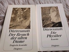 Der Besuch der alten Dame + Die Physiker  von Friedrich Dürrenmatt, 2 Bücher