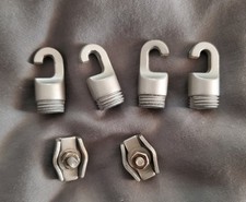 Zubehör Wandhaken für Ikea NORRSKEN Seilsystem