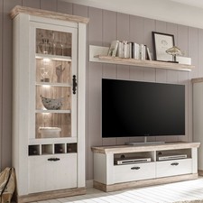 Wohnwand Mediawand weiß