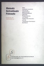 Bleisatz, Schreibsatz