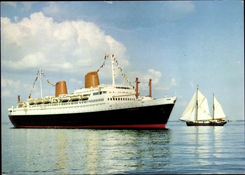 Passagierschiff europa - ak,