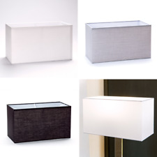 Lampenschirm Stoff E27 eckig