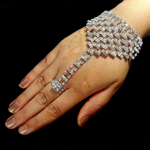 Bollywood handschmuck ring - bollywood,