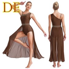 DE Damen Eiskunstlauf Kleid