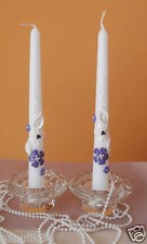 2xTischkerzen ,Leuterkerzen ,Tafelkerzen zur Hochzeit,Kommunion,Tischdekoration