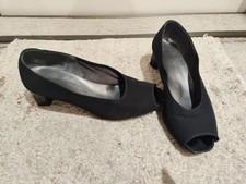 Pumps Gothic Business Vintage Rockabilly peep toe Klassisch elegant 37 Peeptoe W