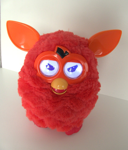 Furby 2012 orange rot - 2012, orange/rot