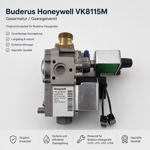 Buderus gasarmatur honeywell - gasarmatur,