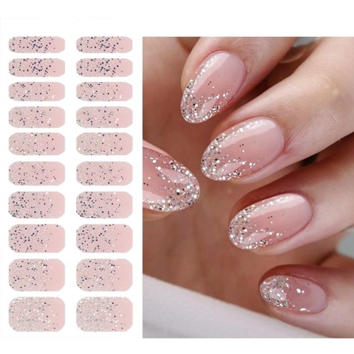 Nagelfolie glitzer rosa - glitzer,