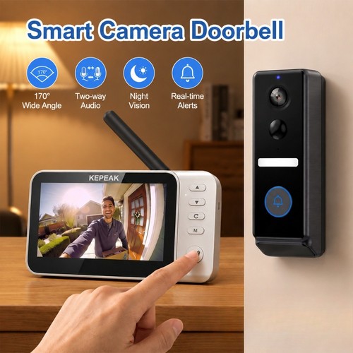 Smart video kamera - video, glocke