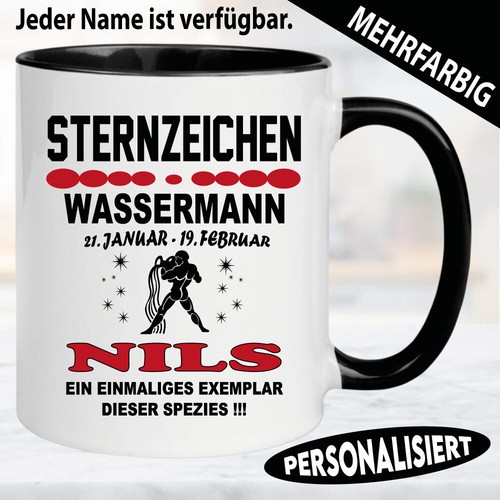 Tasse wassermann sternzeichen - wassermann,