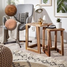 FineBuy 2er Set Beistelltisch